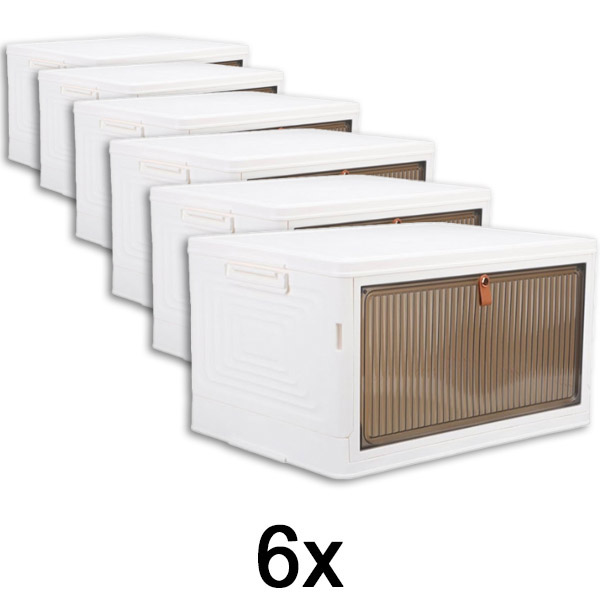 6x Кутия за съхранение с капак | ORGABOX