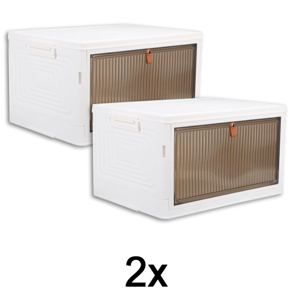2x Кутия за съхранение с капак | ORGABOX